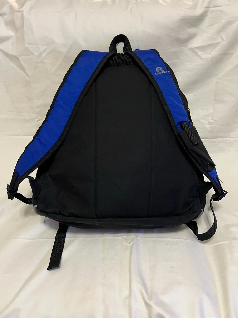 Russell Athletic Royal Blue and Black Soccer Backpack with Front Mesh Pocket